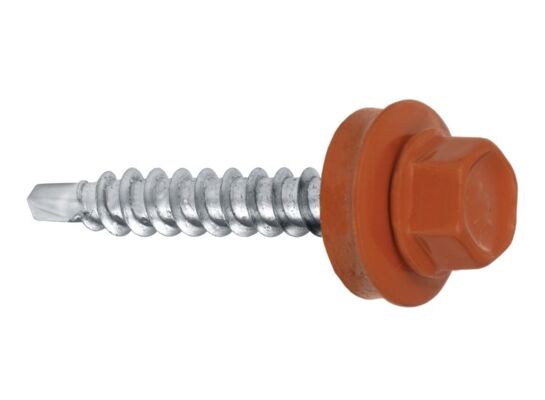 Wkręt samowiercący farmerski 4,8 x 35 RAL 8004 Wkręt-met