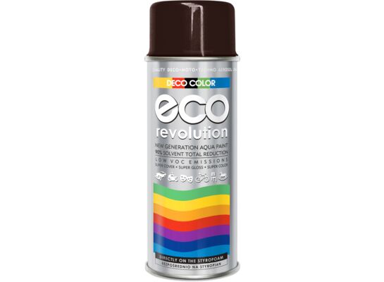 Lakier Eco Revolution Ral 8017 brąz czekolada 0,4 l DECO COLOR