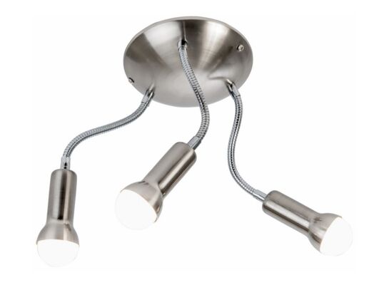 Plafon Mia 3 x E14, 3W nikiel mat LED