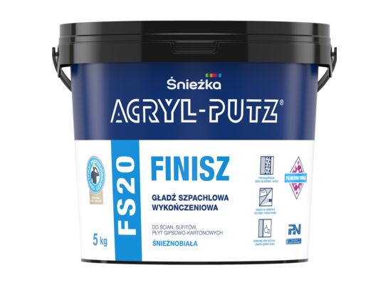 Gładź Szpachlowa wykończeniowa FS20 FINISZ 5 kg Acryl Putz