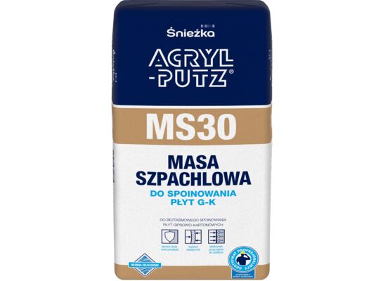Masa Szpachlowa do spoinowania płyt G-K MS30 5 kg Acryl Putz