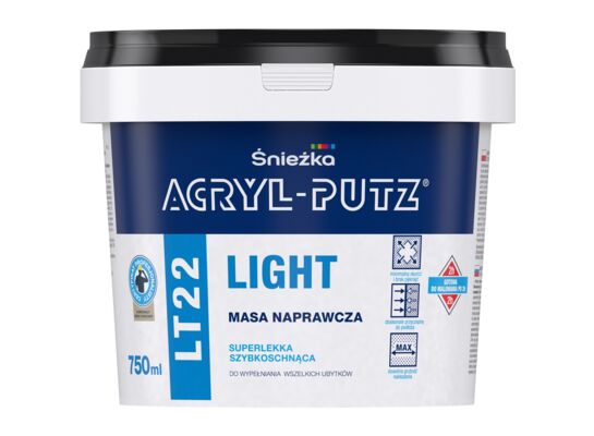 Masa Naprawcza Superlekka Szybkoschnąca LT22 LIGHT 0,75 l Acryl Putz