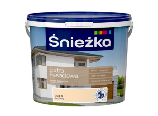 Farba Extra Fasadowa ceglasty C 3 l Śnieżka