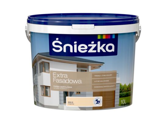 Farba Extra Fasadowa ceglasty C 10 l Śnieżka