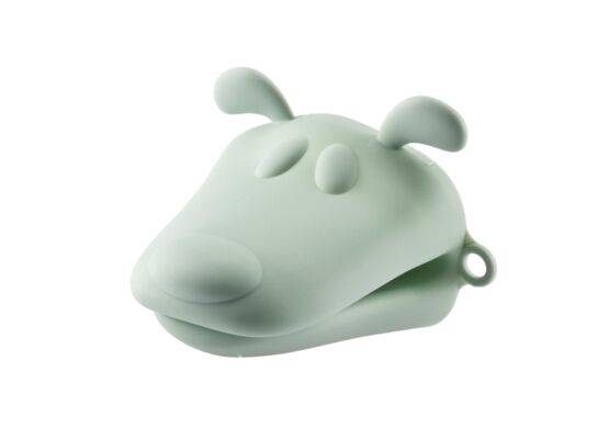 Łapka silikonowa PIESEK jasnozielona