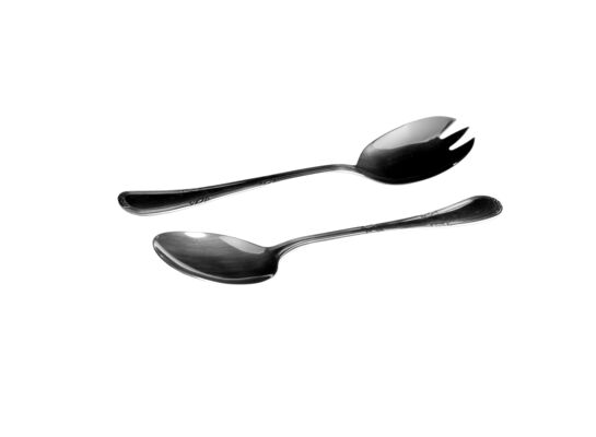 Sztućce do sałatki NATALIA 2 sztuki metal