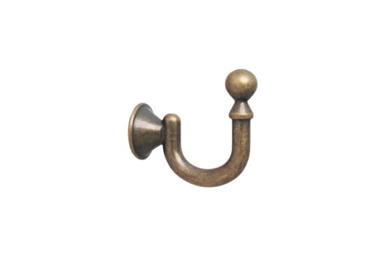 Haczyk metalowy mały złoty antyk 30 mm Bojanek