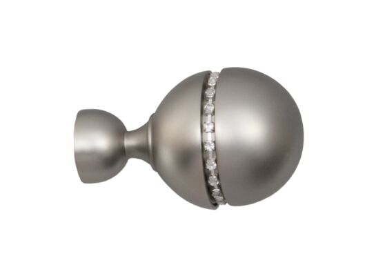 Zakończenie satyna nikiel diamond CORSO 19 mm Bojanek