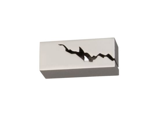 Zakończenie satyna nikiel FULMINE 19 mm Bojanek