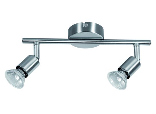 Listwa halogenowa Gwinea 2 x GU10 50 W nikiel mat