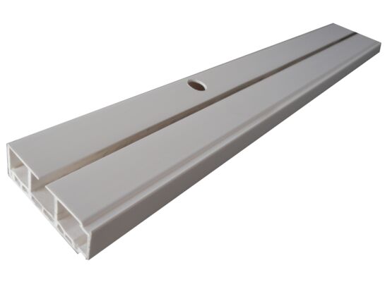 Szyna sufitowa jednotorowa GK 120 cm biała