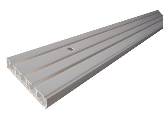 Szyna sufitowa trzytorowa GK 210 cm biała