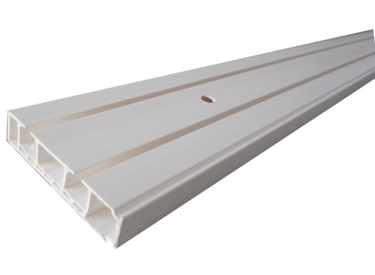 Szyna sufitowa dwutorowa GK 120 cm biała