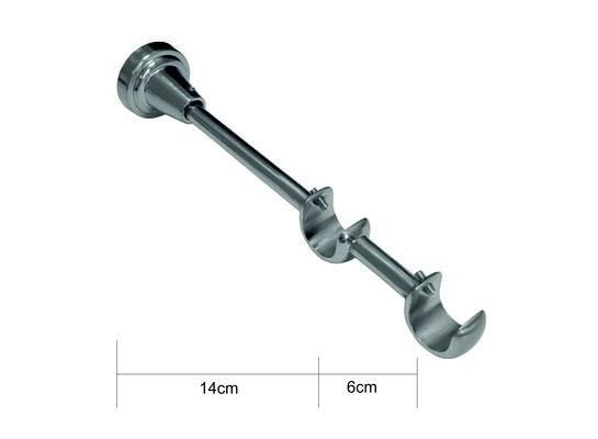 Wspornik podwójny 19/19 mm Renesans nikiel