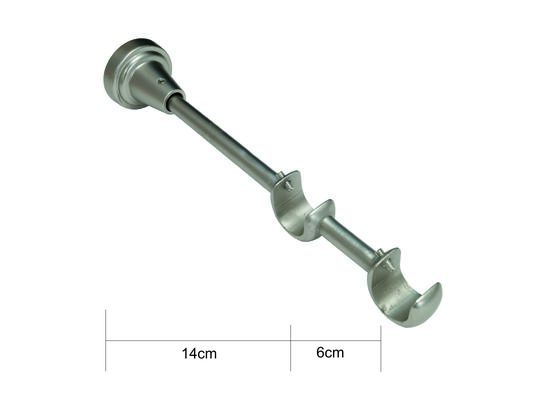 Wspornik podwójny 19/19 mm Renesans satyna