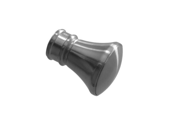 Zakończenie Jazz 25 mm do karnisza Barok nikiel