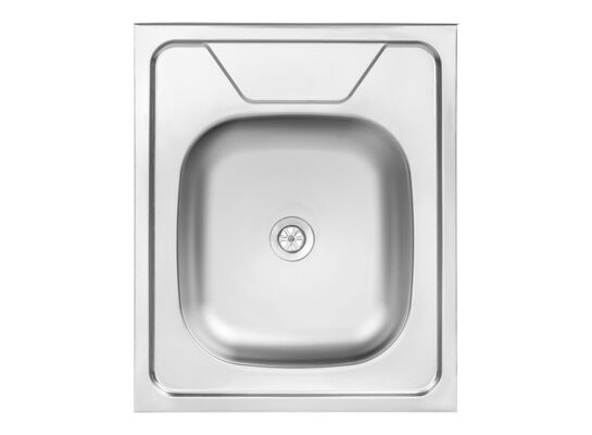 Zlewozmywak  60 nakładany 1-komorowy  50 x 60 cm stalowy Kuchinox