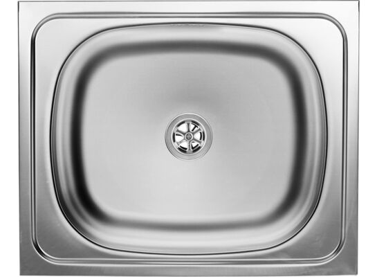 Zlewozmywak Eko nakładany 1-komorowy 40 x 50 cm stalowy Kuchinox