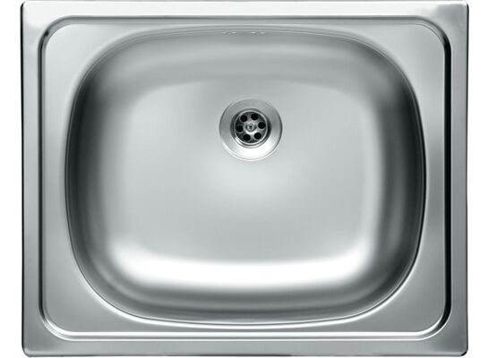 Zlewozmywak  Orion wpuszczany 1-komorowy  40 x 50 cm stalowy Kuchinox