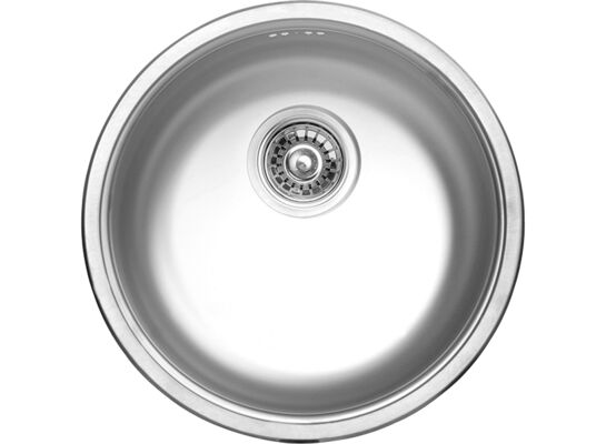 Zlewozmywak  Standard wpuszczany 1-komorowy  43,5 x 43,5 cm stalowy Kuchinox