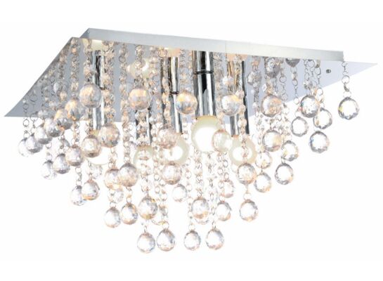 Plafon Lancaster 5 x E14 40W chrom