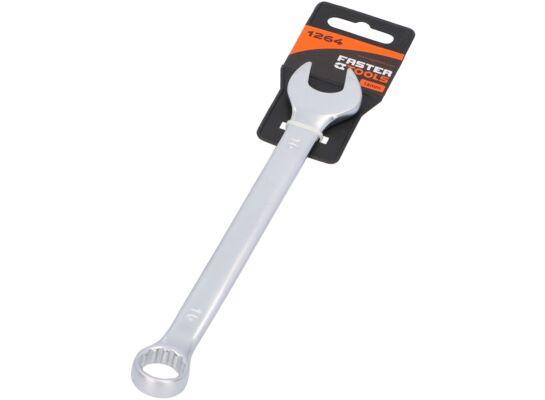 Klucz płasko-oczkowy satyna 16 mm FASTER TOOLS