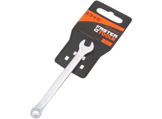Klucz płasko-oczkowy satyna 7 mm FASTER TOOLS