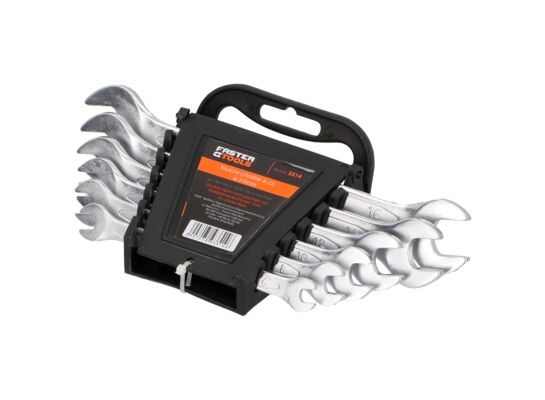 Klucze płaskie satyna 6 szt. FASTER TOOLS