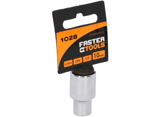 Nasadka sześciokątna 1/2” 10 mm FASTER TOOLS