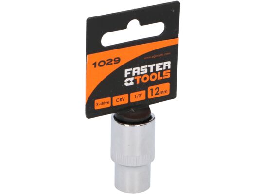 Nasadka sześciokątna 1/2” 12 mm FASTER TOOLS