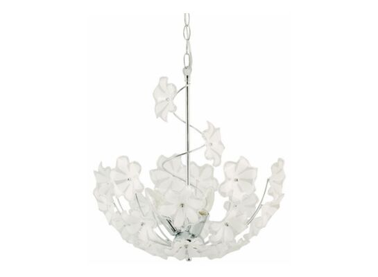 Zwis Flowers 3 x E14 40 W chrom