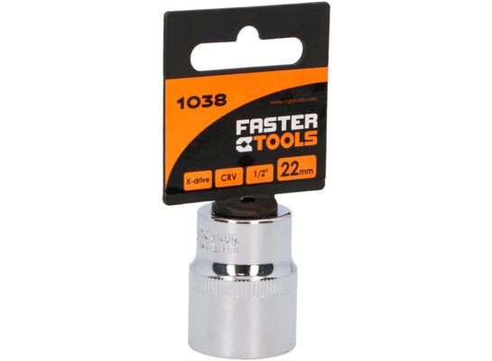 Nasadka sześciokątna 1/2” 22 mm FASTER TOOLS