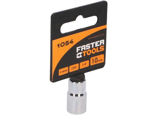 Nasadka sześciokątna 1/4” 10 mm FASTER TOOLS