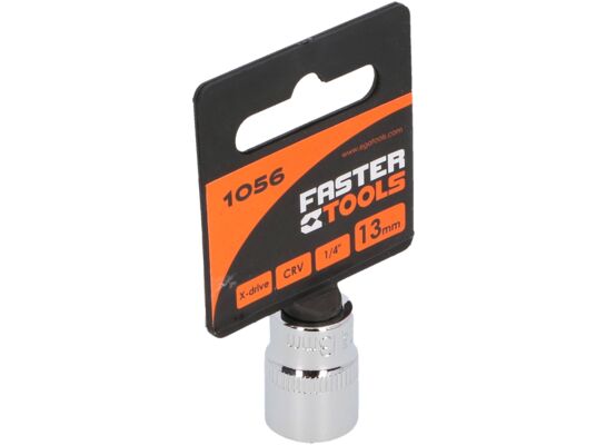 Nasadka sześciokątna 1/4” 13 mm FASTER TOOLS