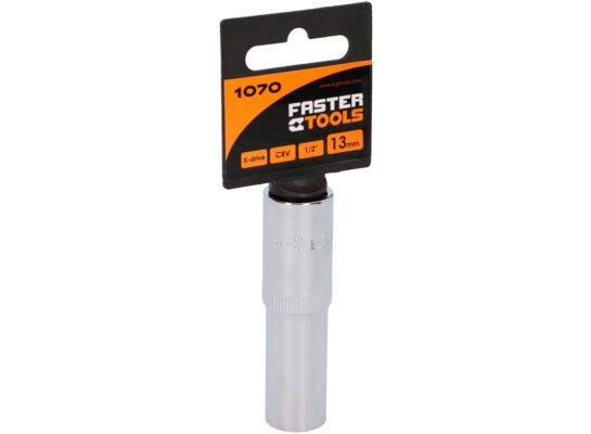 Nasadka długa sześciokątna 1/2” 13 mm FASTER TOOLS