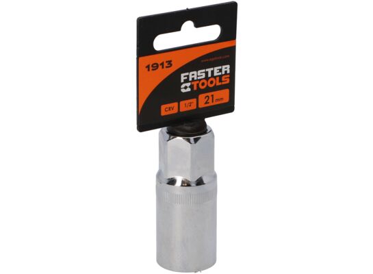 Nasadka do świec 1/2” 21 mm FASTER TOOLS