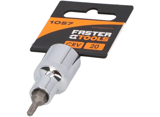 Nasadka TORX z trzpieniem 1/2” T20 FASTER TOOLS