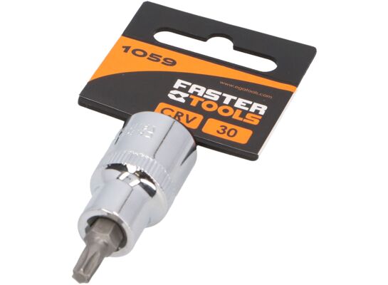 Nasadka TORX z trzpieniem 1/2” T30 FASTER TOOLS