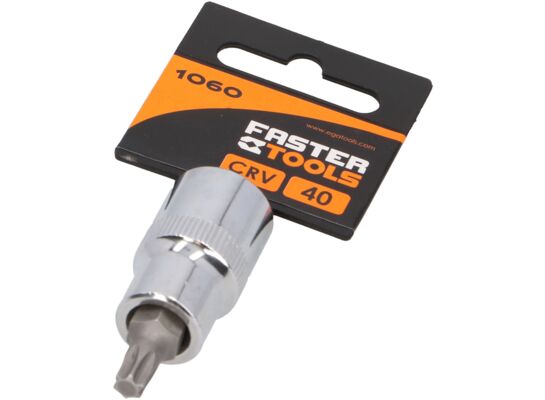 Nasadka TORX z trzpieniem 1/2” T40 FASTER TOOLS