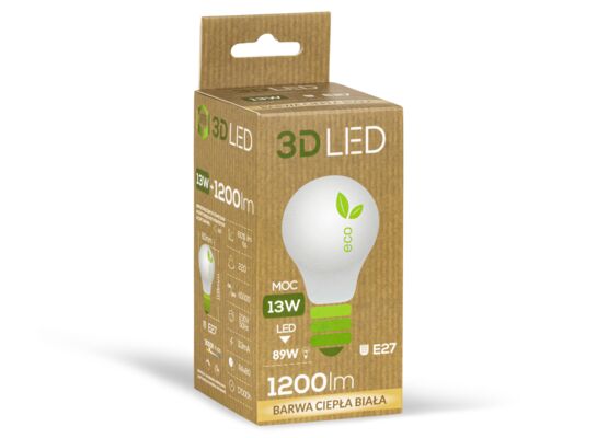 Żarówka ledowa 3LED tradycyjna E-27 13W barwa ciepła