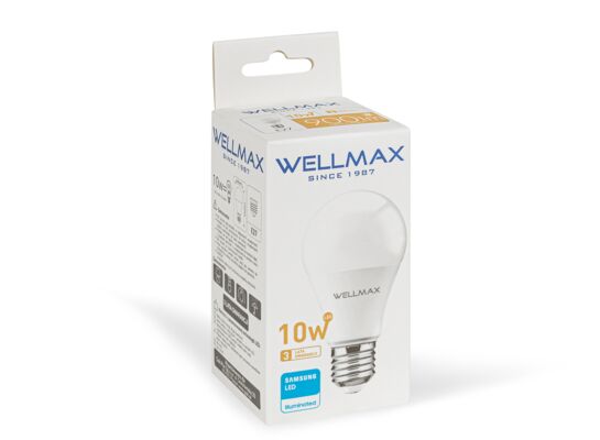 Żarówka ledowa Wellmax Samsung tradycyjna LED E-27 10W barwa ciepła