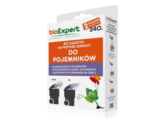 Bio Saszetki na przykre zapachy do pojemników 2 szt. bioExpert 
