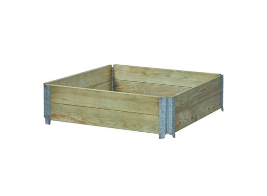 Grządka wzniesiona składana 80 x 80 x 20 cm