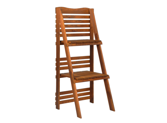 Regał balkonowy złoty dąb 51x52x120 cm