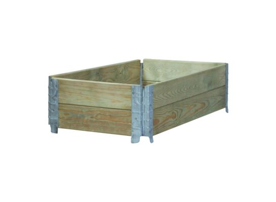 Grządka wzniesiona składana 120 x 80 x 20 cm