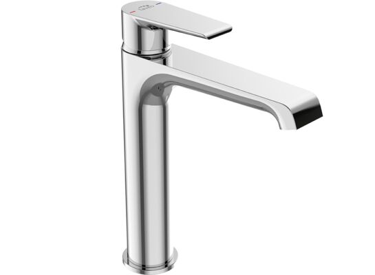 Bateria umywalkowa stojąca nablatowa LARGO, chrom