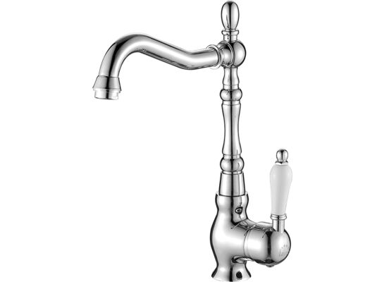 Bateria zlewozmywakowa stojąca z wylewką L, EVORA chrom