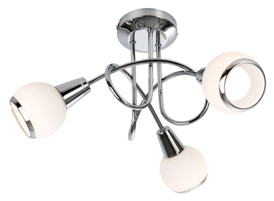 Plafon Loris 3 x E14 4W chrom LED