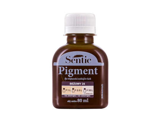 Pigment do farb 80 ml beżowy D24 Sentic