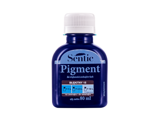 Pigment do farb 80 ml błękitny D15 Sentic